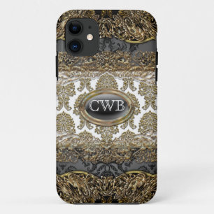 Funda Para iPhone 11 Victorian del damasco de Debusschère