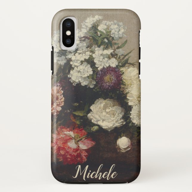 Funda De Case-Mate Para iPhone Vida con flores (Reverso)