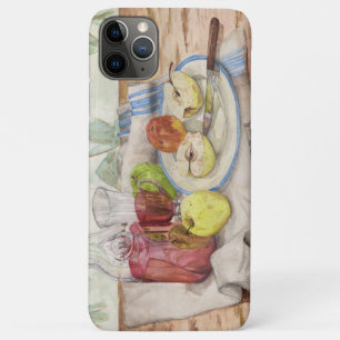 Funda Para iPhone 11 Pro Max Vida de la fruta y la pintura al vino