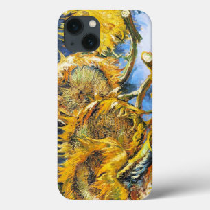 Funda Para iPhone 13 Vida fija con cuatro girasoles Van Gogh Vincent