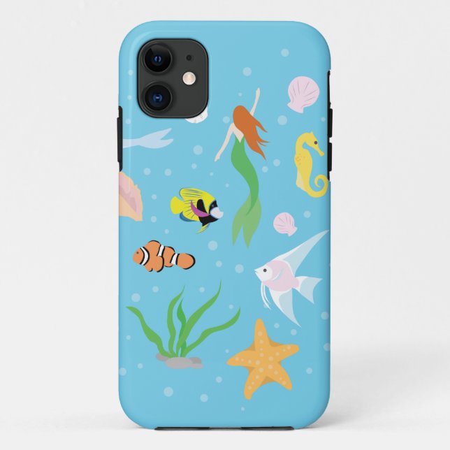 Funda De Case-Mate Para iPhone Vida marina (Reverso)