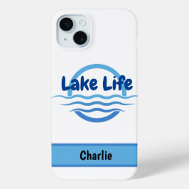 Funda Para iPhone 15 Mini Vida personalizada del lago