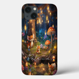 Funda Para iPhone 13 Vida silvestre caprichosa - hongo de zorros animal