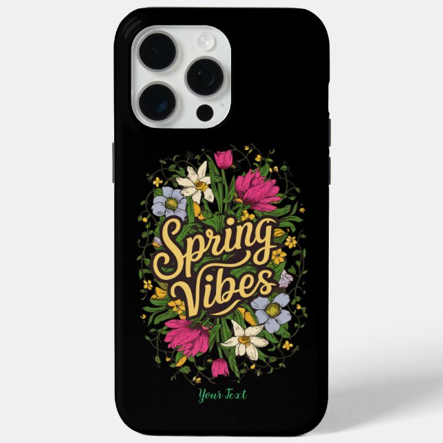 Funda De Case-Mate Para iPhone Vides de primavera (Reverso )