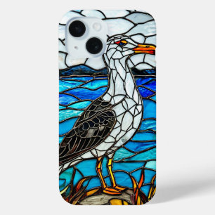 Funda Para iPhone 15 Vidriera de gaviota
