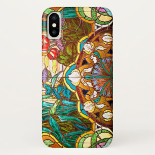 Funda Para iPhone X Vidrio Art Nouveau con aspecto de elegante floral