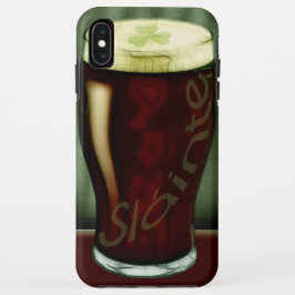 Funda Para iPhone XS Max Vidrio irlandés divertido de la cerveza de malta