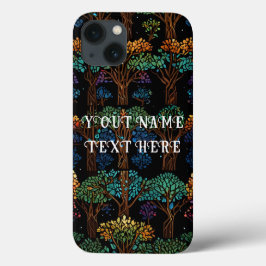 Funda Para iPhone 13 Vidrio Mosaico del Árbol de la Vida
