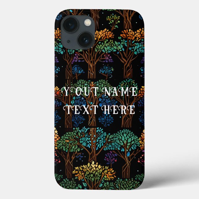 Funda De Case-Mate Para iPhone Vidrio Mosaico del Árbol de la Vida (Reverso)