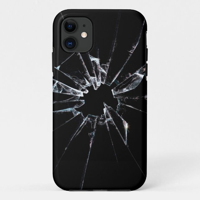 Funda De Case-Mate Para iPhone Vidrio roto no 1 (Reverso)