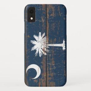 Funda Para iPhone XR Vieja bandera estatal de Carolina del Sur