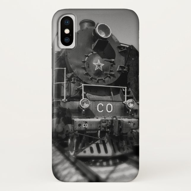 Funda De Case-Mate Para iPhone Vieja locomotora de vapor (Reverso)