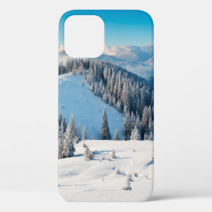 Funda Para iPhone 12 Vieja textura de madera gruesa o fondo con termi