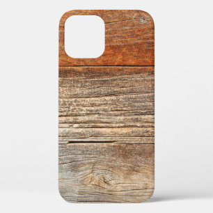 Funda Para iPhone 12 Vieja valla de madera. fondo de parqué. tablas