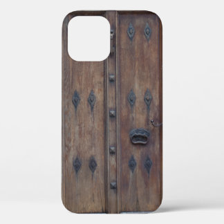 Funda Para iPhone 12 Viejo Funda-Mate iPhone de puerta de madera españo