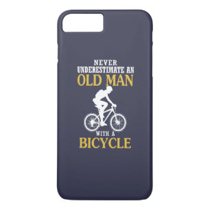 Funda Para iPhone 8 Plus/7 Plus Viejo hombre de la bicicleta