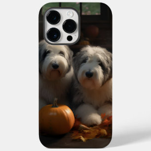Funda Para iPhone 14 Pro Max De Case-Mate Viejo perro pastor inglés cachorro de otoño deslum