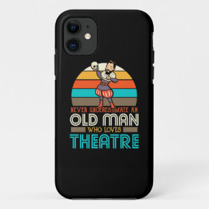 Funda Para iPhone 11 Viejo que ama el teatro