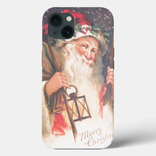 Funda Para iPhone 13 Viejo San Nicolás con la cosecha de Lantern