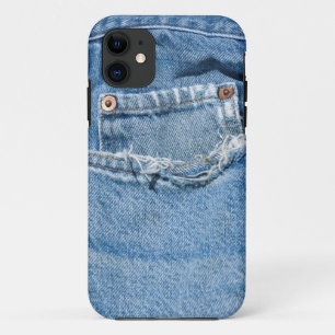 Funda Para iPhone 11 Viejos jeans iPhone 5/5 S, apenas ahí