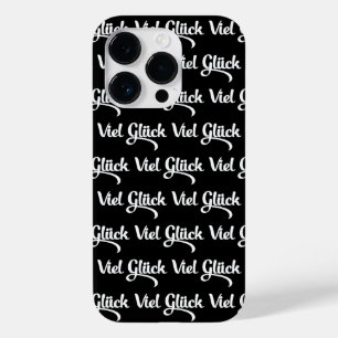 Funda Para iPhone 14 Pro De Case-Mate Viel Glück   Idioma alemán de buena suerte