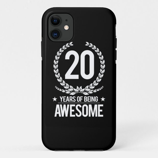 Funda De Case-Mate Para iPhone vigésimo Cumpleaños (20 años de ser (Reverso)