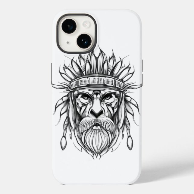 Funda De Case-Mate Para iPhone Viking phonecase para él (Reverso )