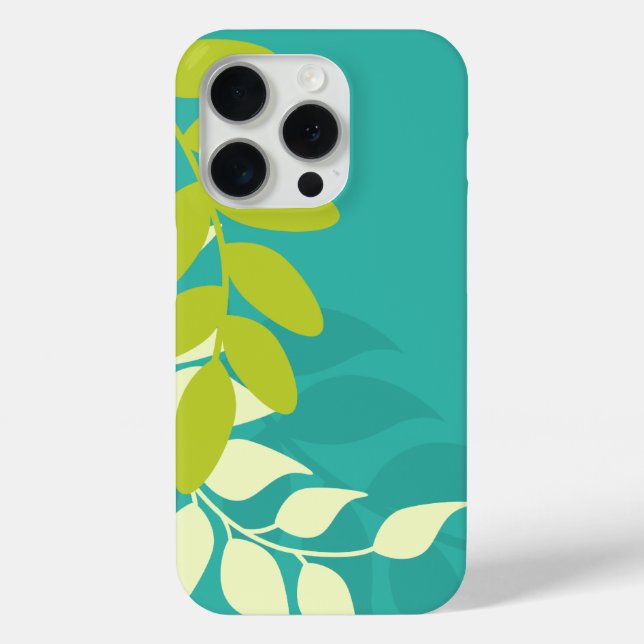 Funda De Case-Mate Para iPhone Vinas verdes y Verde azuladas (Reverso )