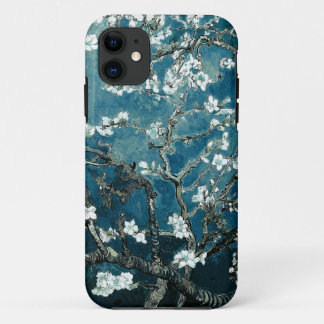 Funda Para iPhone 11 Vincent Van Gogh Almond Blossoms Oscuro Verde azul
