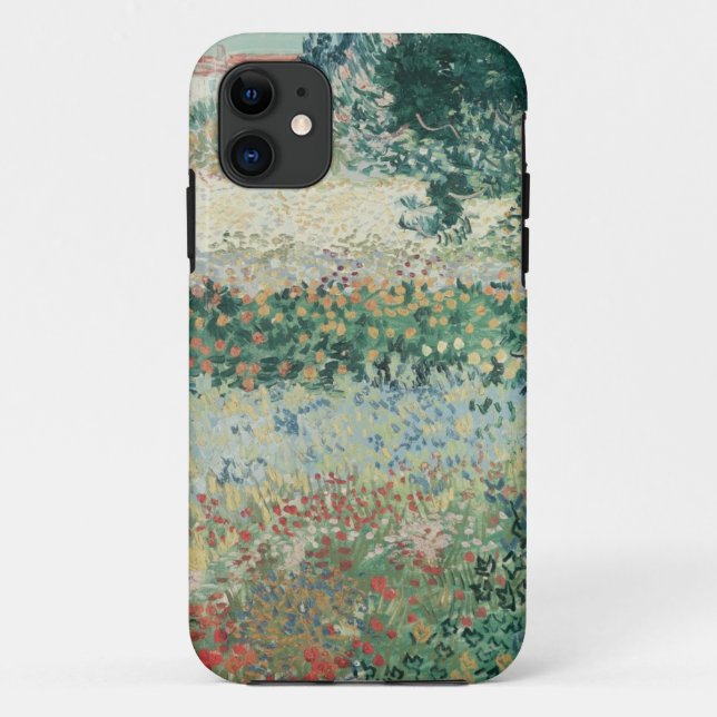 Funda De Case-Mate Para iPhone Vincent van Gogh| Jardín en Bloom, Arles, 1888 (Reverso)