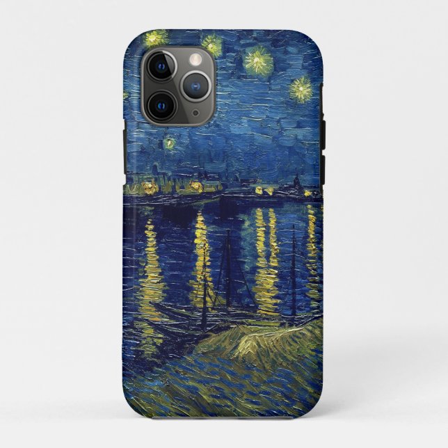Funda De Case-Mate Para iPhone Vincent Van Gogh "Noche estrellada sobre el Ródano (Reverso)