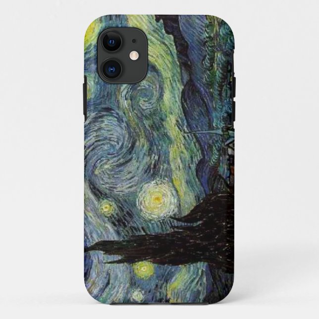 Funda De Case-Mate Para iPhone Vincent van Gogh, Noche Starry (Reverso)