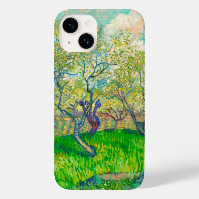 Funda De Case-Mate Para iPhone Vincent van Gogh Orchard en Blossom (Reverso )