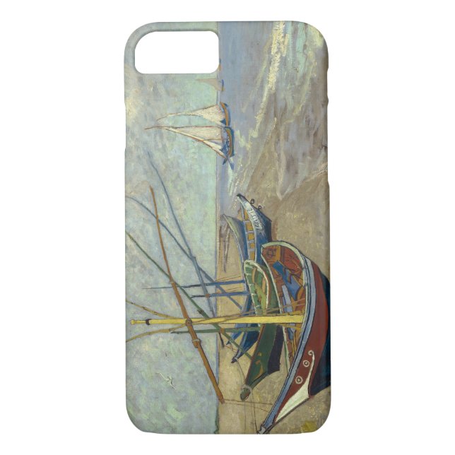 Funda De Case-Mate Para iPhone Vincent van Gogh - Pescadores en la playa (Reverso)