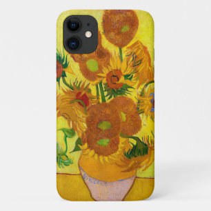 Funda Para iPhone 11 Vincent Van Gogh Quince girasoles en un arte grand