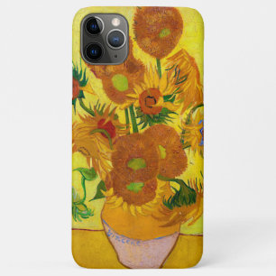Funda Para iPhone 11 Pro Max Vincent Van Gogh Quince Girasoles En Un Jarrón Art