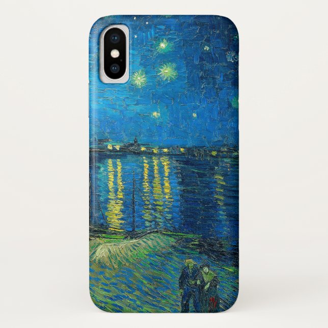 Funda De Case-Mate Para iPhone Vincent Van Gogh Starry Night Sobre El Ródano (Reverso)