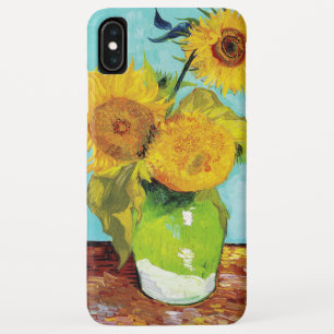 Funda Para iPhone XS Max Vincent Van Gogh Tres Girasoles En un Jarrón