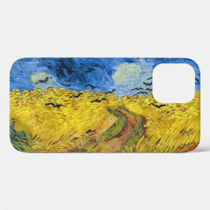 Funda Para iPhone 12 Vincent van Gogh - Wheatfield con cuervos