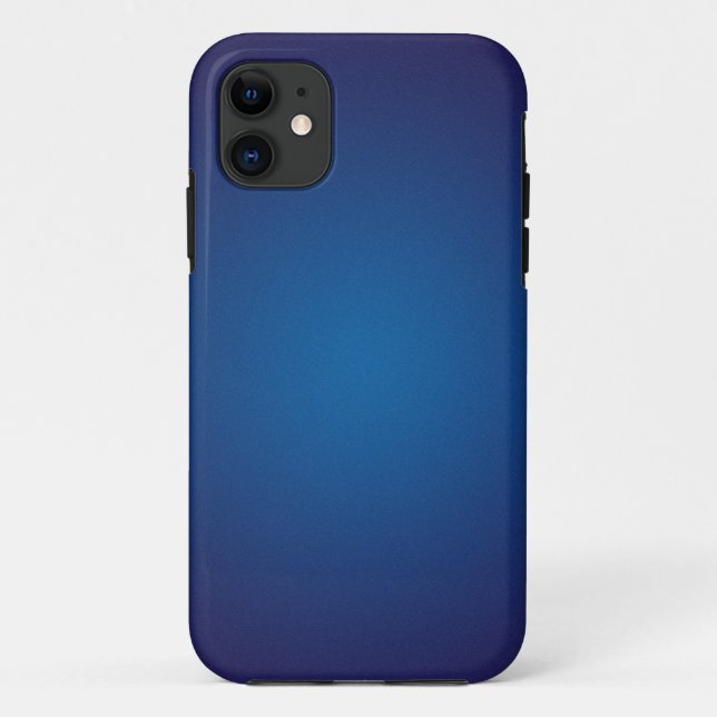 Funda De Case-Mate Para iPhone Viñeta azul profundo y grave de Guay (Reverso)