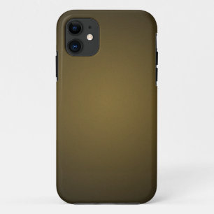 Funda Para iPhone 11 Viñeta granulada de color bronceado y negro de mod