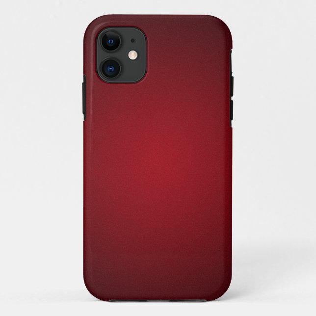Funda De Case-Mate Para iPhone Viñeta Granulada Roja y Negra de Moda (Reverso)