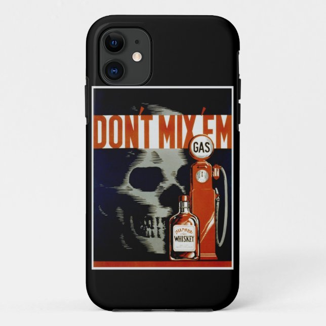 Funda De Case-Mate Para iPhone Viñeta "No mezclar estuche para iPhone ‘Em" (Reverso)