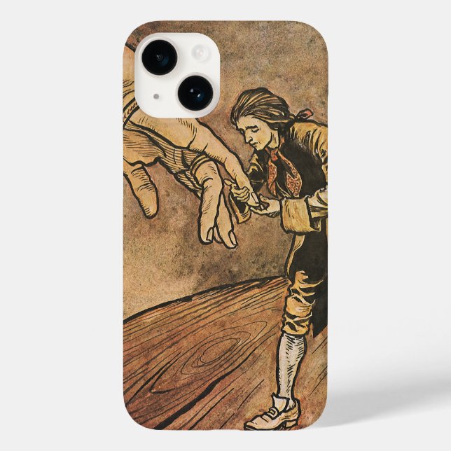 Funda De Case-Mate Para iPhone Viñetas de Gulliver de Arthur Rackham (Reverso )