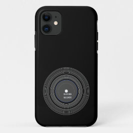 Funda Para iPhone 11 Vinílico Lp negro personalizado