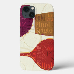 Funda Para iPhone 13 Vino colorido