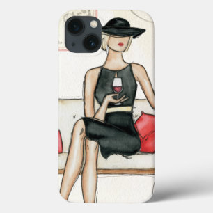 Funda Para iPhone 13 Vino de consumición del fashionista