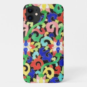 Funda Para iPhone 11 Vino Floral Estilo Vino Vintage Estuche para teléf