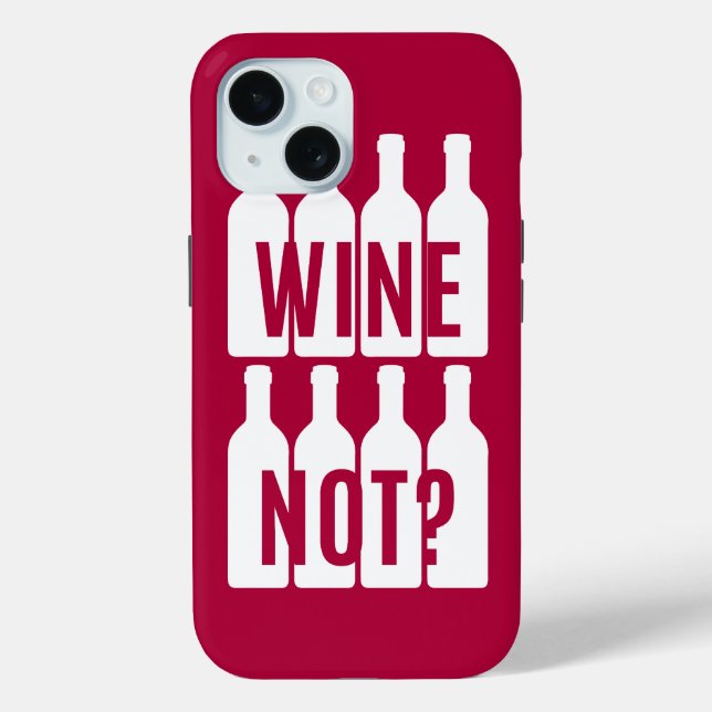 Funda De Case-Mate Para iPhone Vino no (Reverso )