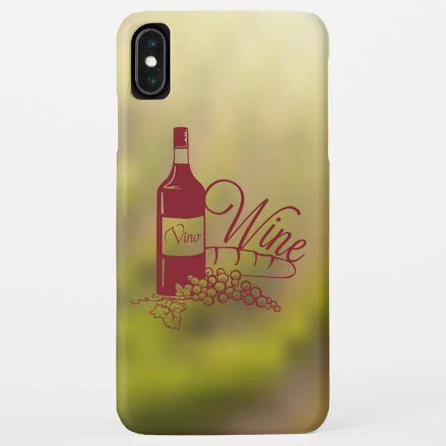 Funda De Case-Mate Para iPhone Vino Wine (Reverso)